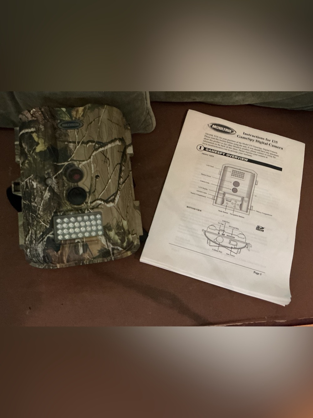 Moultrie Trail Camera in Camouflage - Outdoor Wildlife Camera